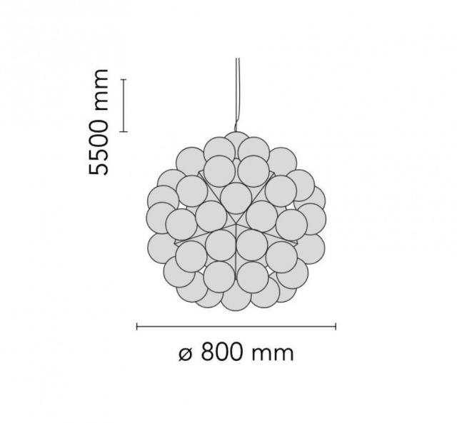Итальянский светильник от Flos - Taraxacum 88 Suspension 1