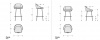 Итальянский стул Saba Isabelle Stool