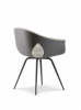 Итальянский стул Ginger Ale Small armchair with metal legs Итальянский стул Ginger Ale Small armchair with metal legs