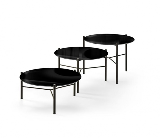 Итальянский журнальный стол Eforma -  JACK_glass top